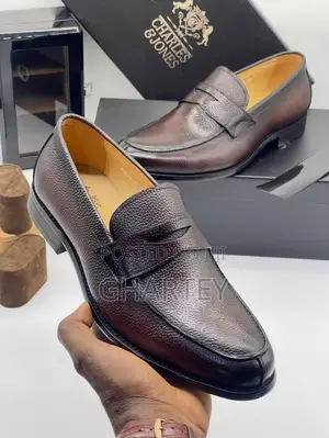 Charles Jones Formal Leather Men Shoes || Brown