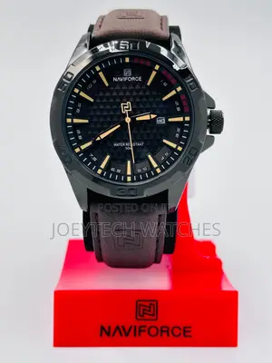 Naviforce Analog Leather Watches