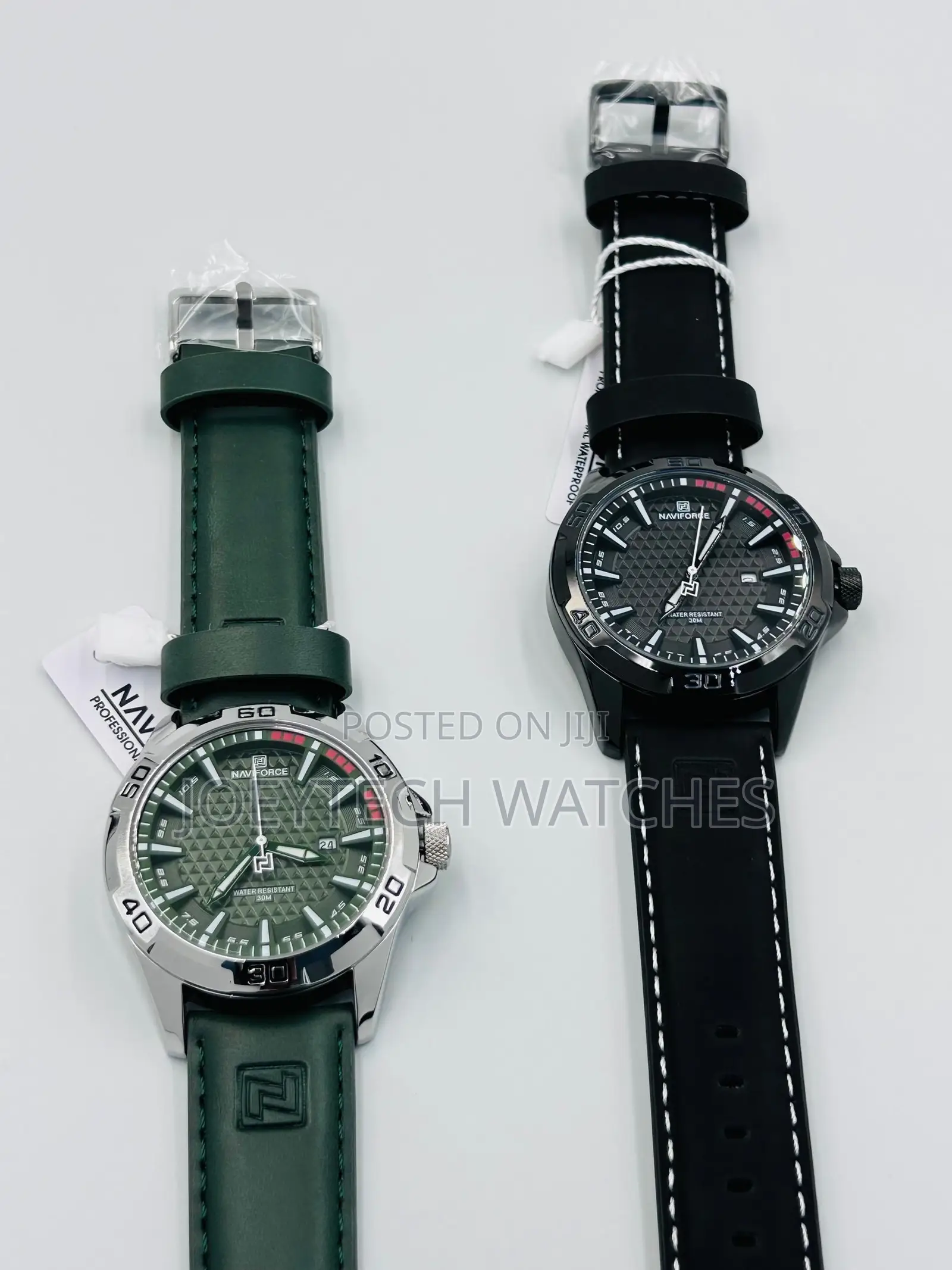 Naviforce Analog Leather Watches