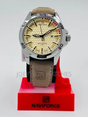 Naviforce Analog Leather Watches