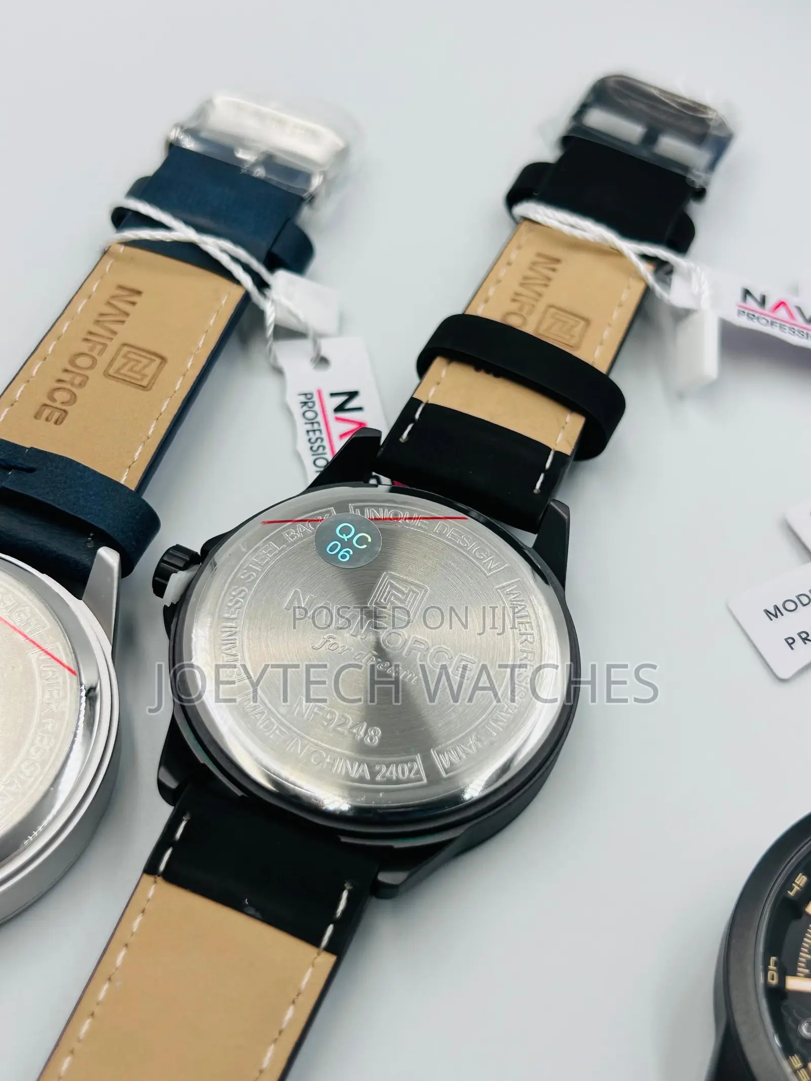 Naviforce Analog Leather Watches