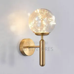 Crystal Luxury Exclamation Mark Starry Sky Wall Lamp - Gold