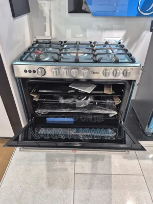 High Quality Midea 5 Burner Gas Cooker With Oven Grill