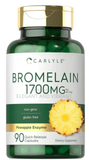 Bromelain 1700mg Per Servings, 90 Capsules.
