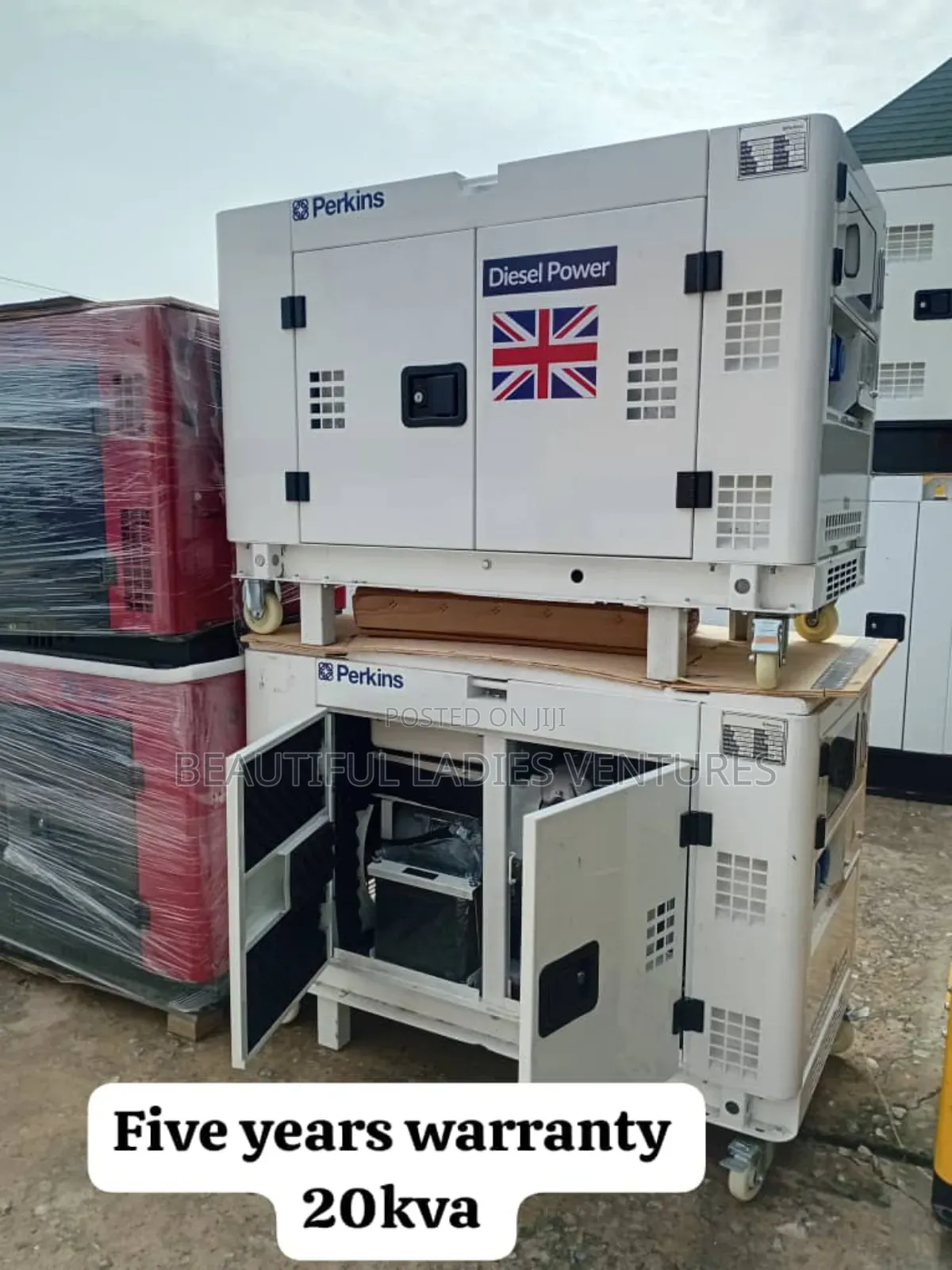 Reduced Downtime 20kva Perkins Diesel Genset Push Start Uk