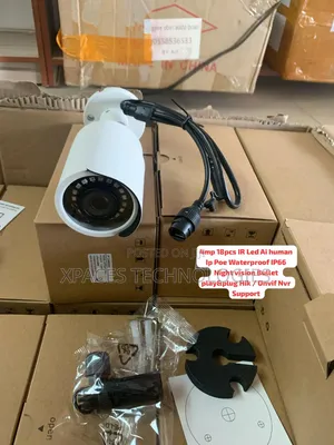 Ycx 4mp 18pcs Array Ir Led Ip Bullet Camera, Built-in Mic