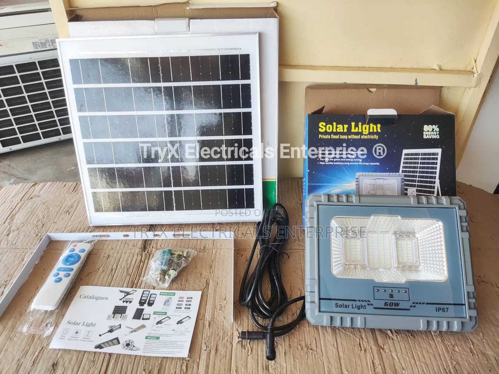 60w Tiangong Solar Flood Light