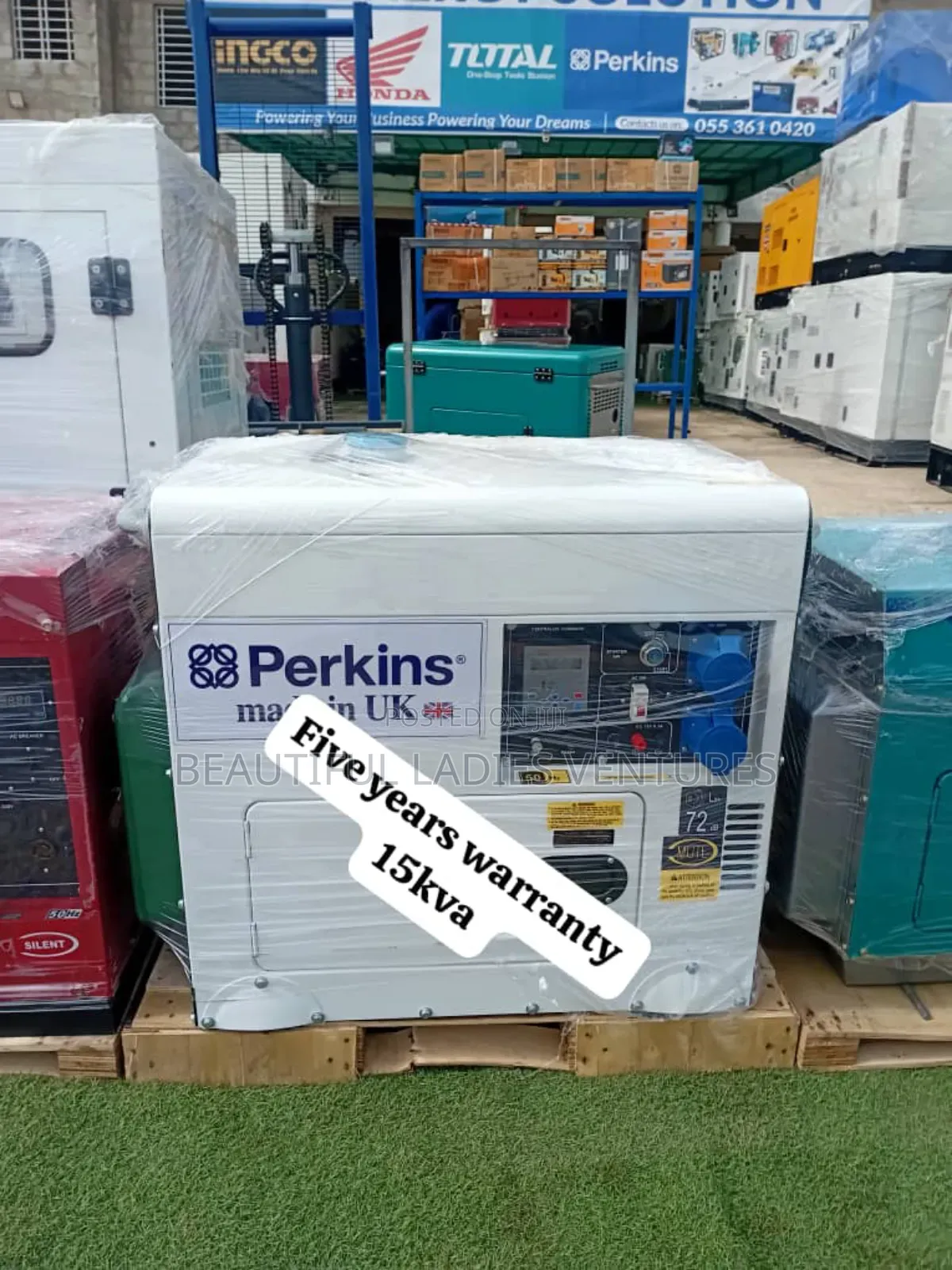 Enhanced Efficiency 15kw Perkins Diesel Generator 15kva 13kw