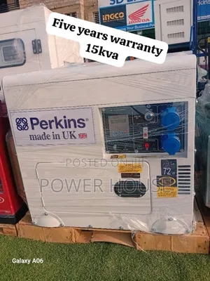 Heavy Duty 15kva 16500watts Perkins Diesel Generator
