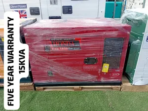 Self Contained 15kva 16500wats Diesel Silent 15kva Generator