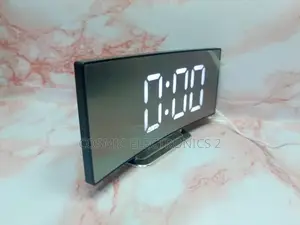 Curved Mirror Alarm Clock
