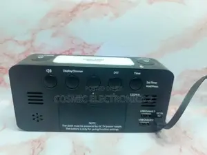 RGB Colorful Digital Alarm Clock With Snooze Button