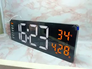16-Inch Rectangular Digital Wall Clock
