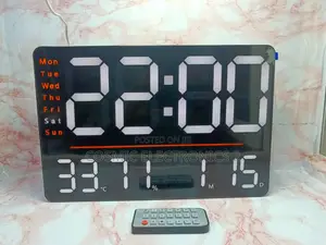 Large Led Digital Wall Clock