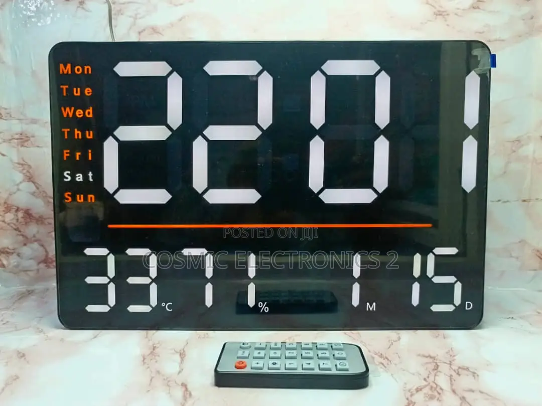 Large Led Digital Wall Clock