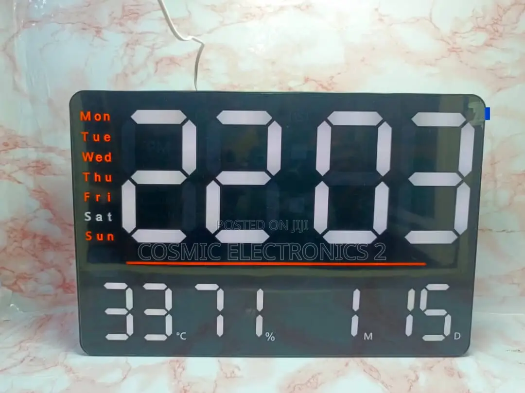 Large Led Digital Wall Clock