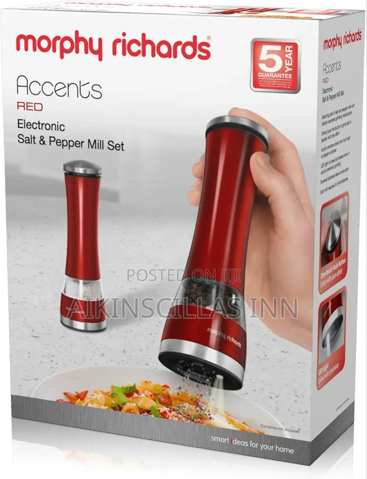 Morphy Richard Electric Pepper And Salt Mill