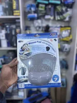 Mouse Pad With Gel Wrist Support