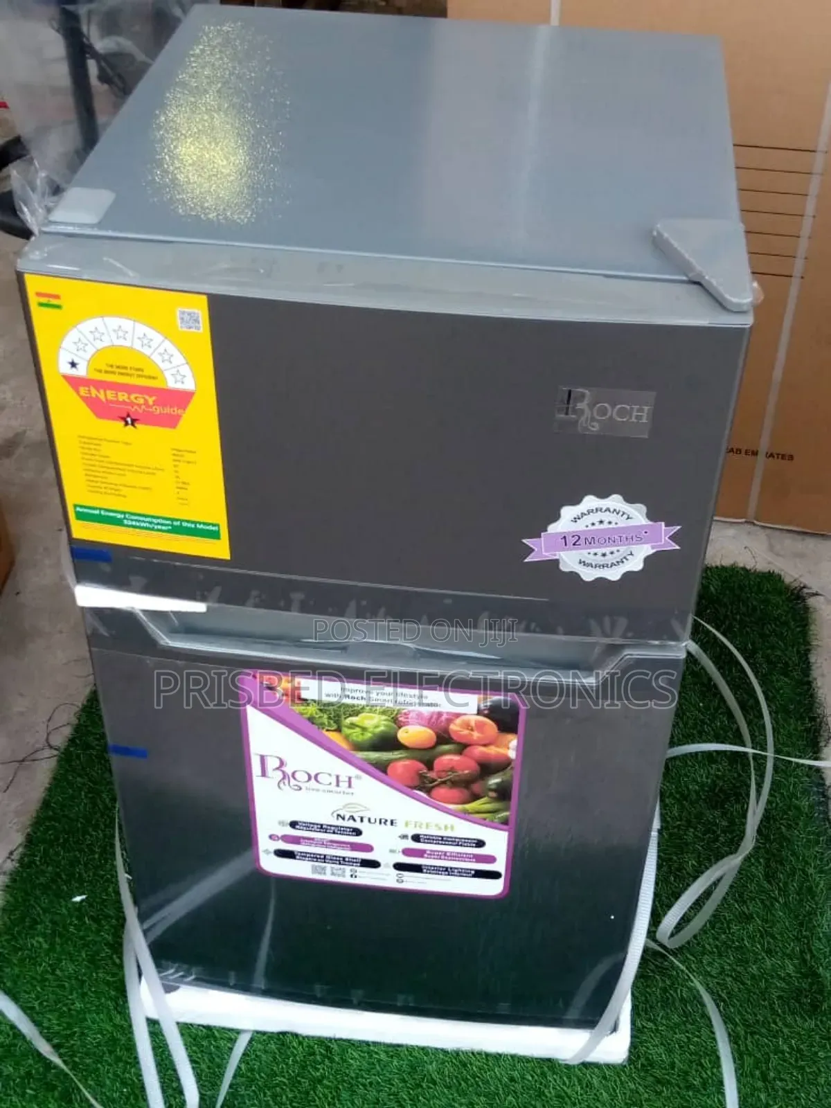 Roch Durable Table Top Double Door Fridge 85 Litres