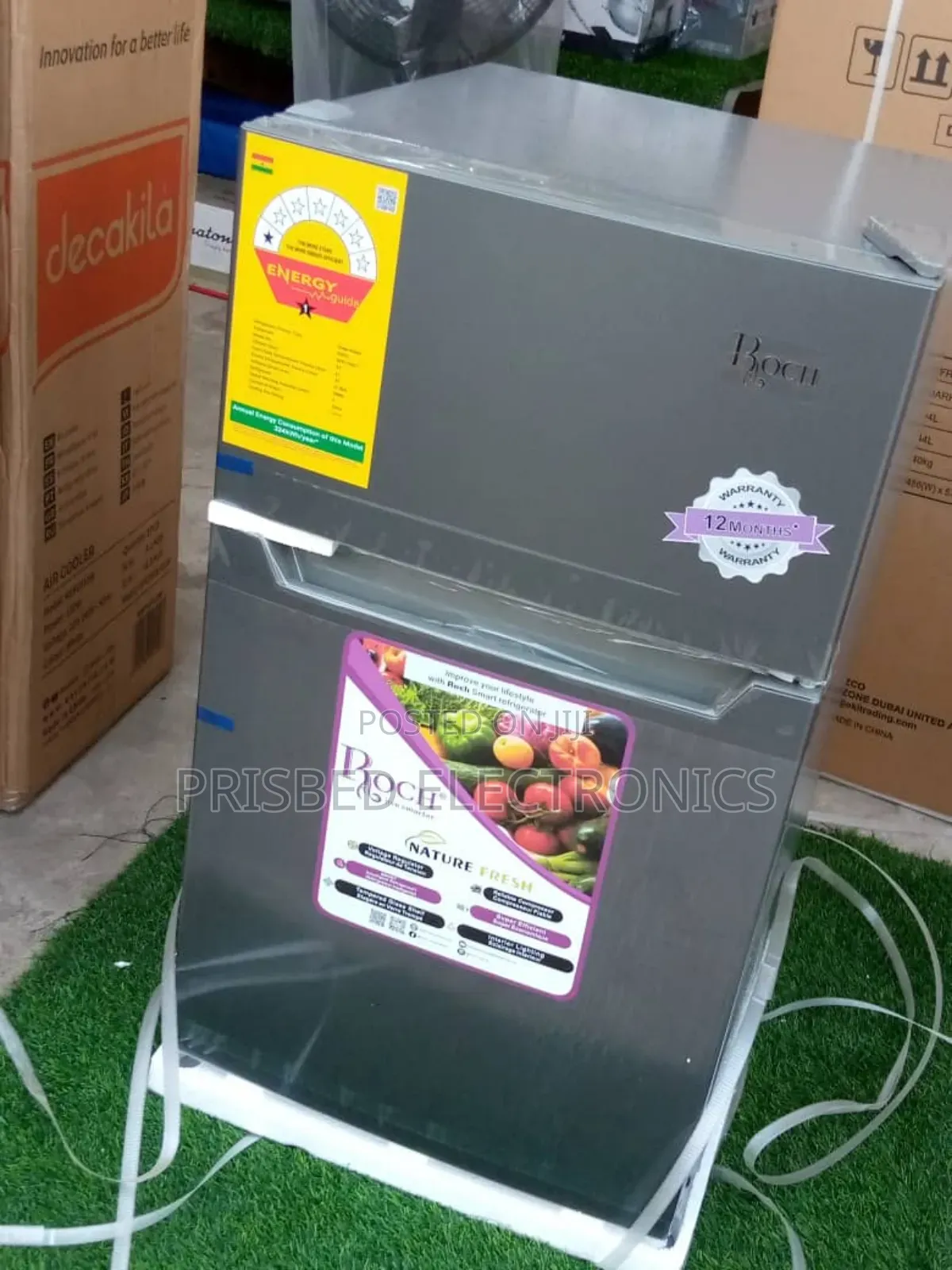 Roch Durable Table Top Double Door Fridge 85 Litres