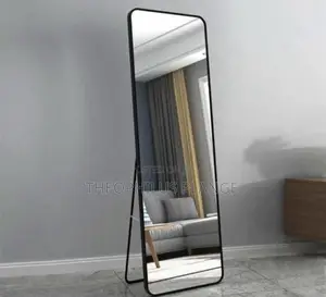 Standing Dressing Mirror, Curved and Straight Edge.