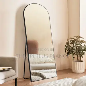 Standing Dressing Mirror, Curved and Straight Edge.