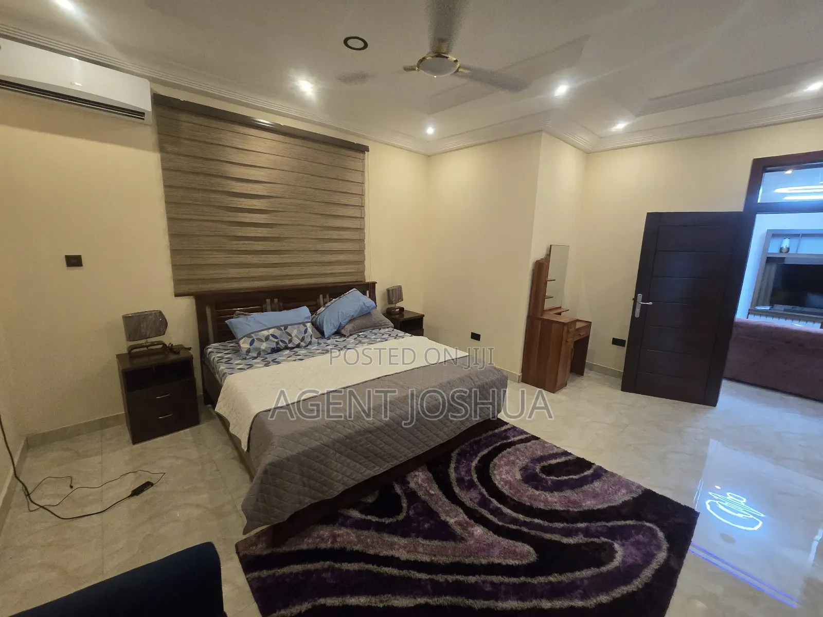 Furnished 1bdrm Apartment in Manet, Spintex for rent