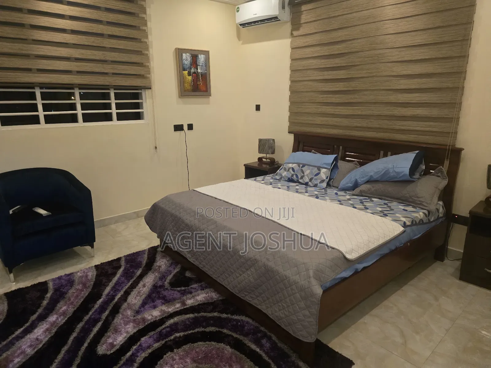 Furnished 1bdrm Apartment in Manet, Spintex for rent