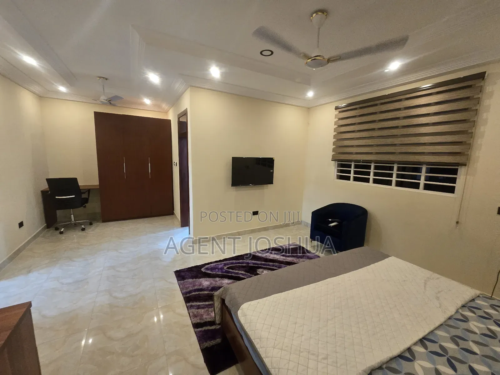 Furnished 1bdrm Apartment in Manet, Spintex for rent