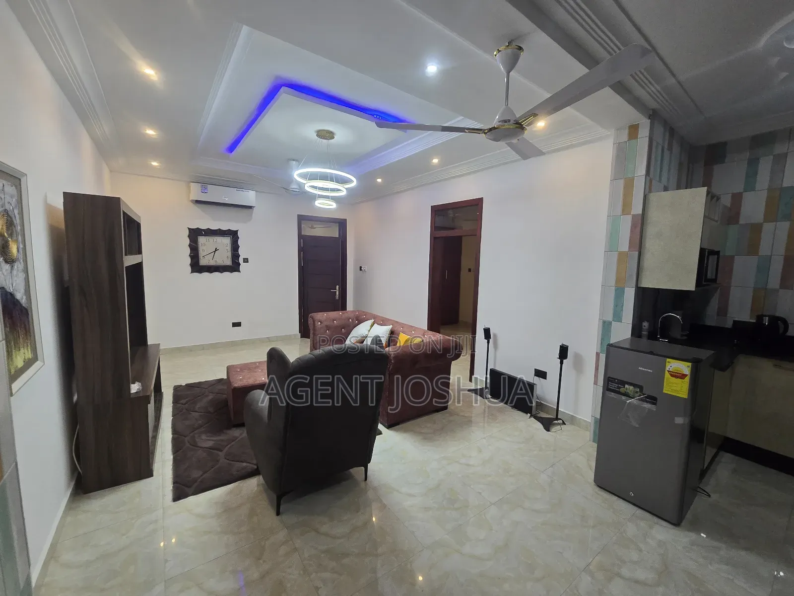 Furnished 1bdrm Apartment in Manet, Spintex for rent