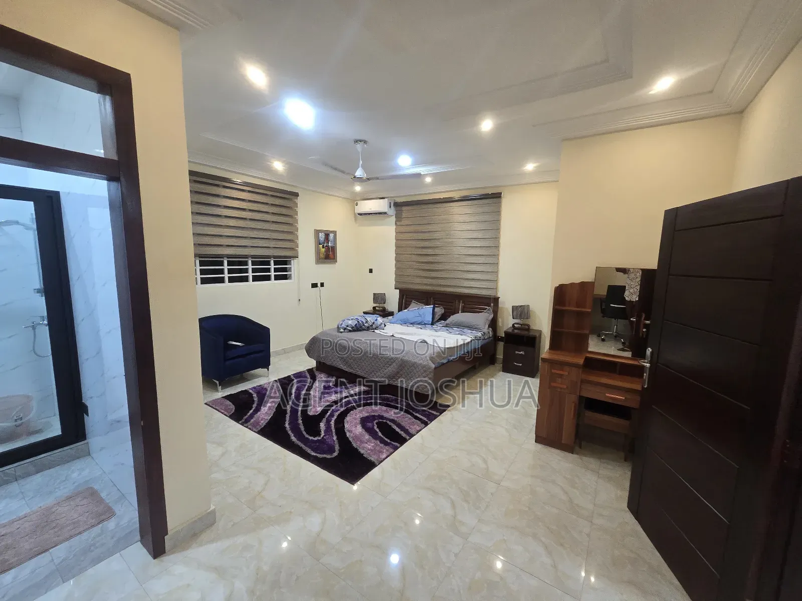 Furnished 1bdrm Apartment in Manet, Spintex for rent