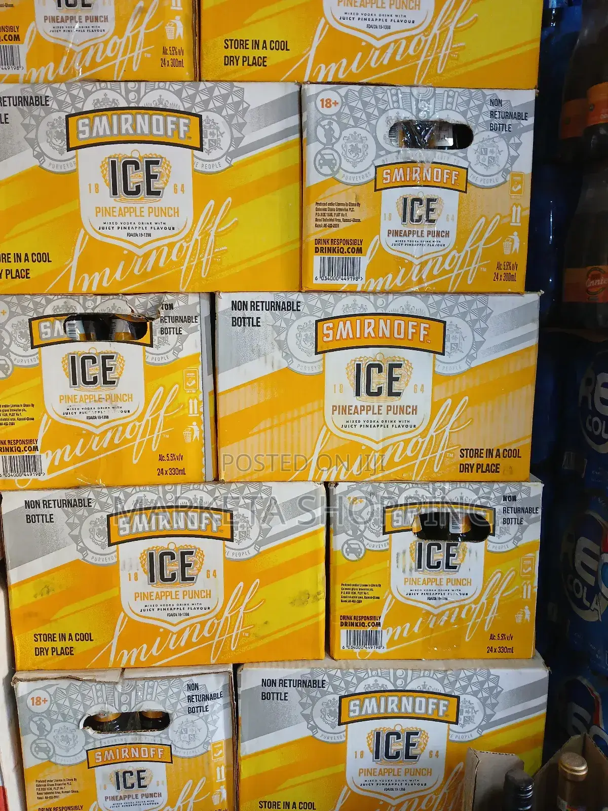 Smirnoff Pineapple Punch 300mlx24