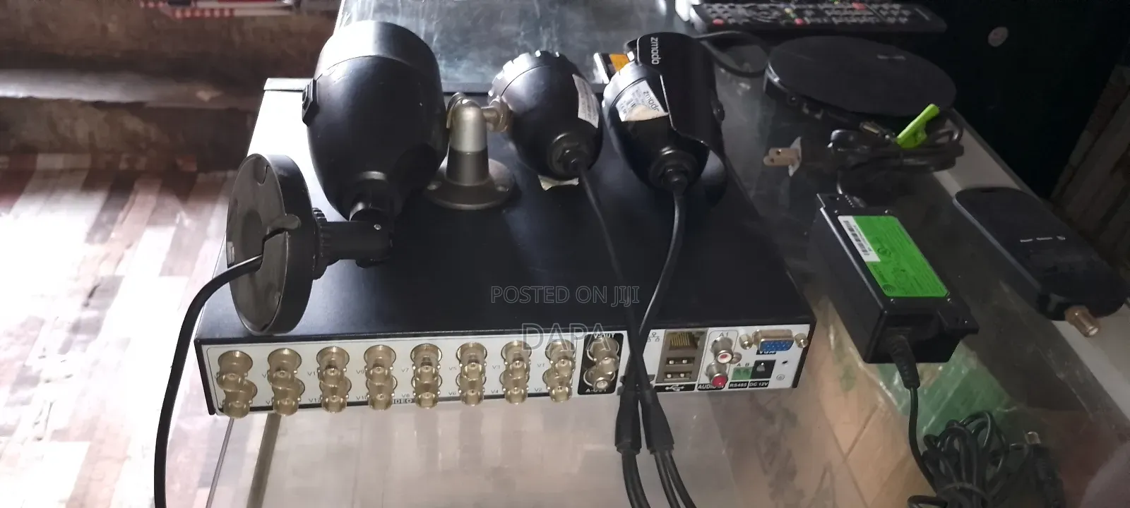 16 Channels DVR With 3 Analogue CCTV Camera Set