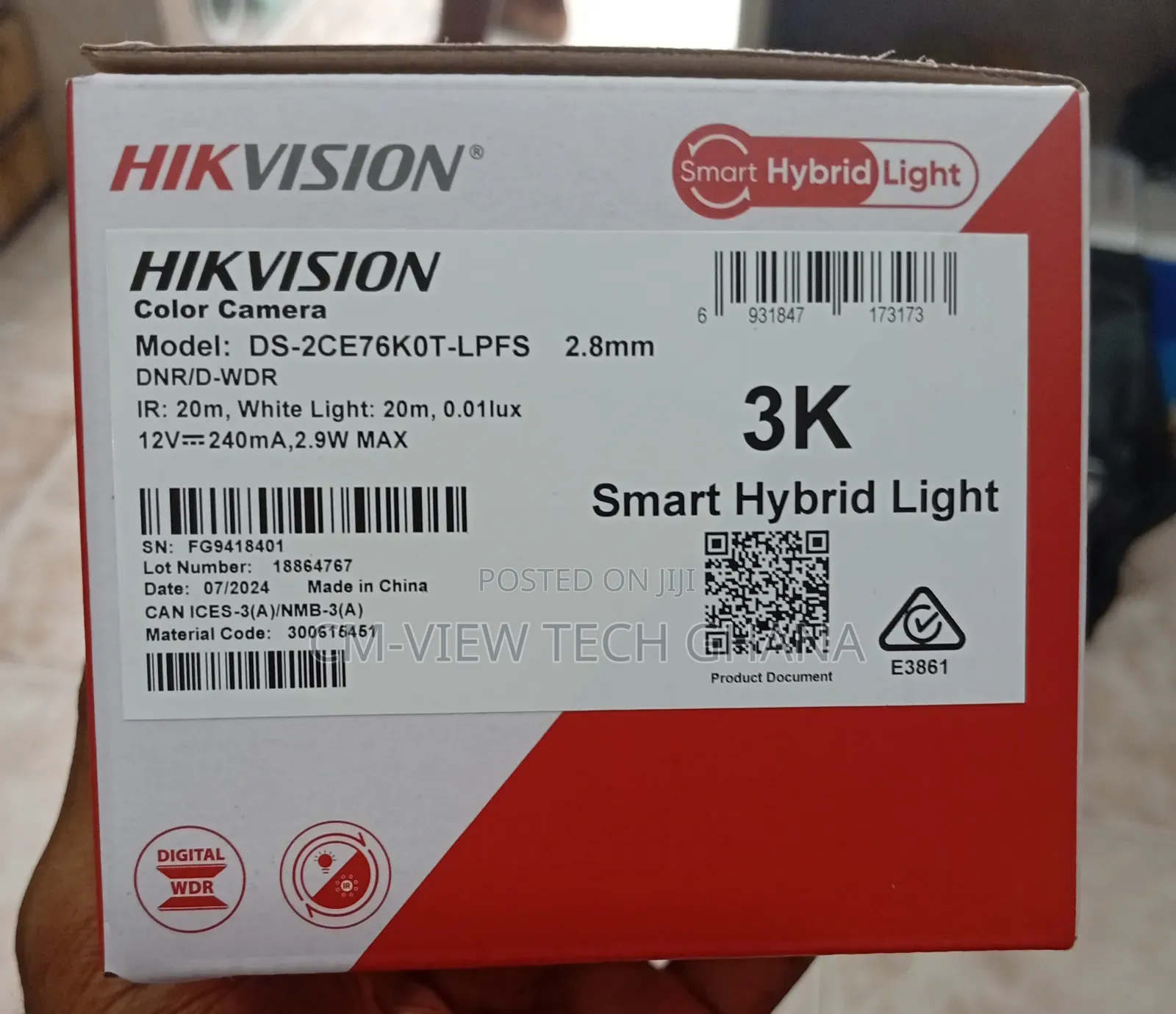 Hikvision Upto 5/6mp Smart Hybrid Light Dome Camera