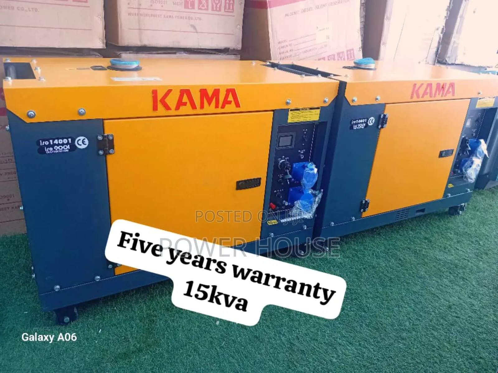 Power Turbine 15kva 16500watts Diesel Kama Generator