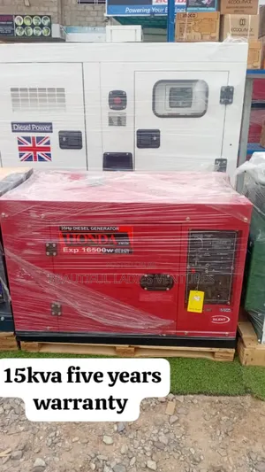 Polished Version 15kva 15000watts Honda Diesel Silent Genset