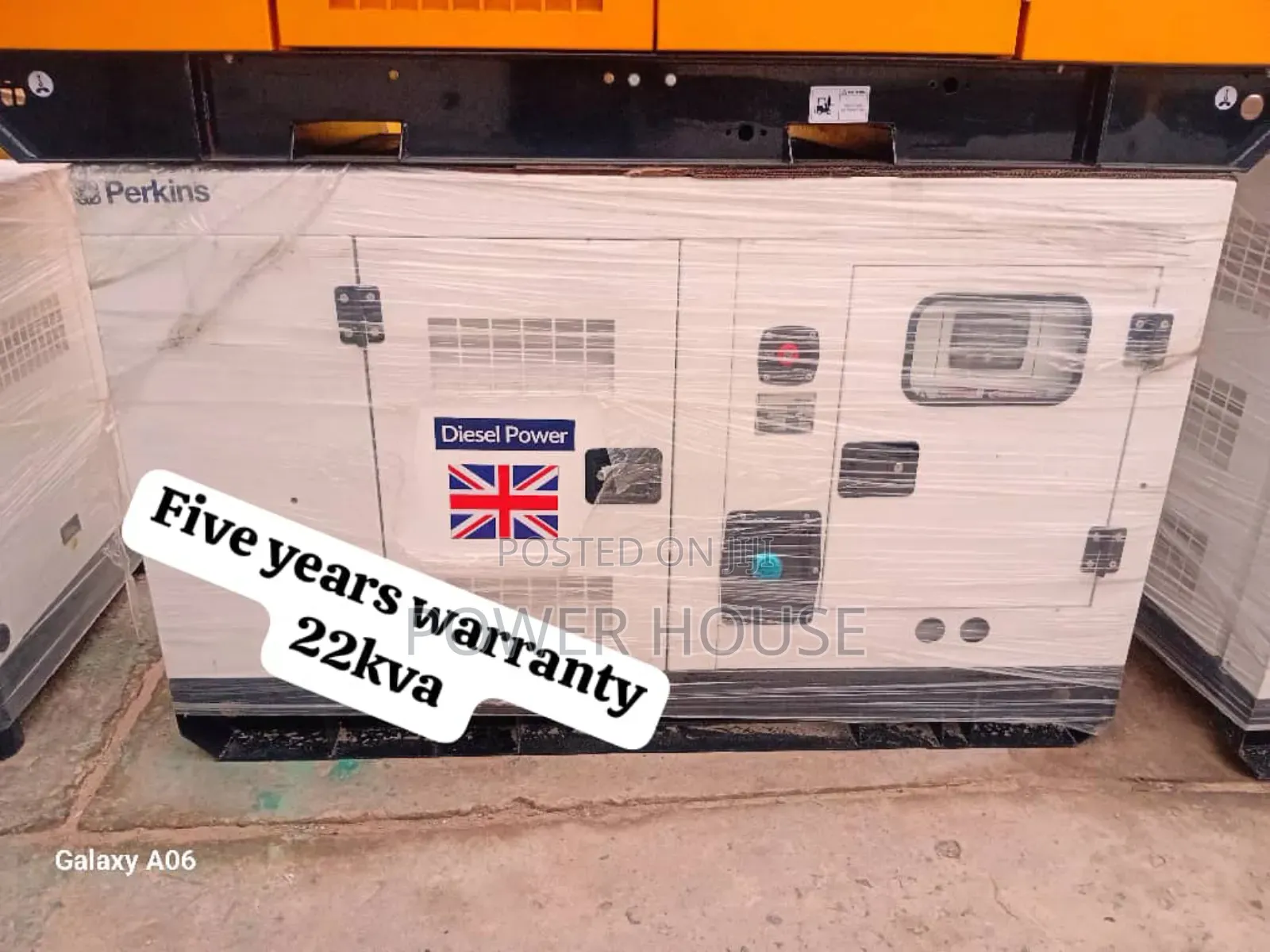 Commercial Power 22kva Perkins Diesel Generator