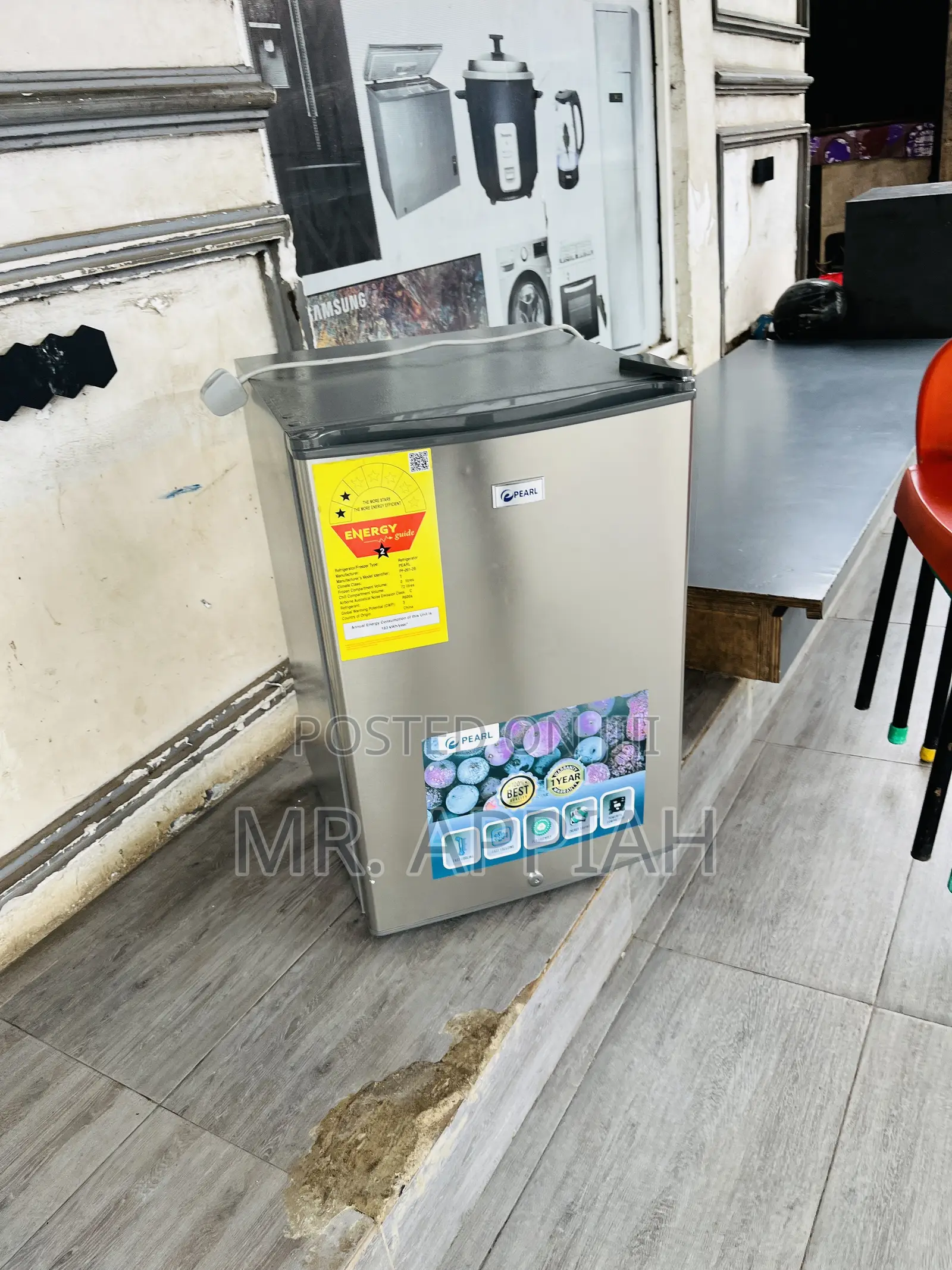 Shop Pearl Single Door Bed Side Electric Refrigerator.
