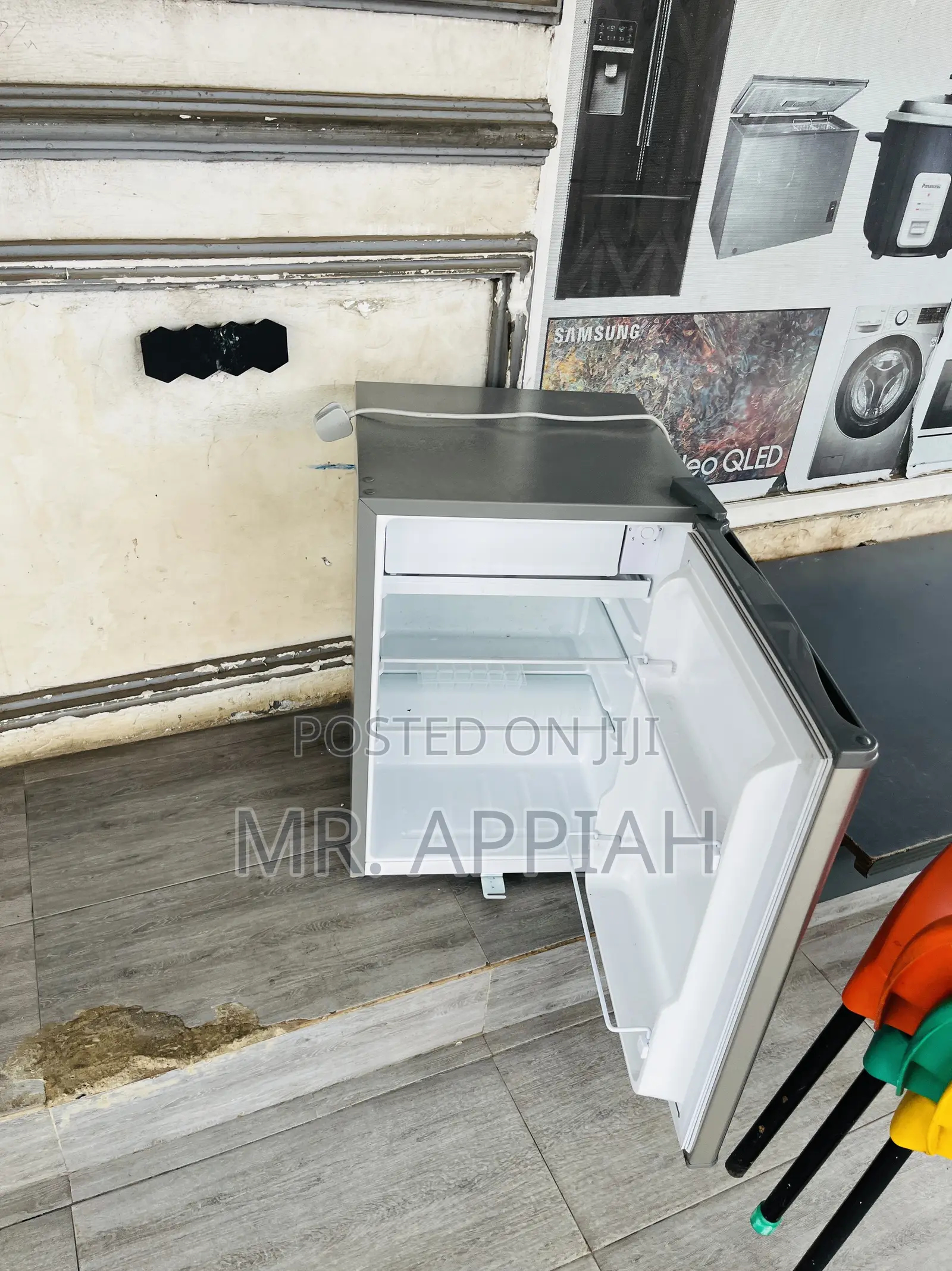 Well Built Pearl Single Door Bed Side Refrigerator(Gray)