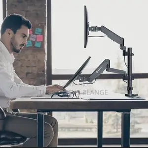 Adjustable Dual Monitor Mount