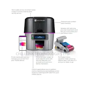 Entrust Sigma Ds3 Card Printer With Lamination Module