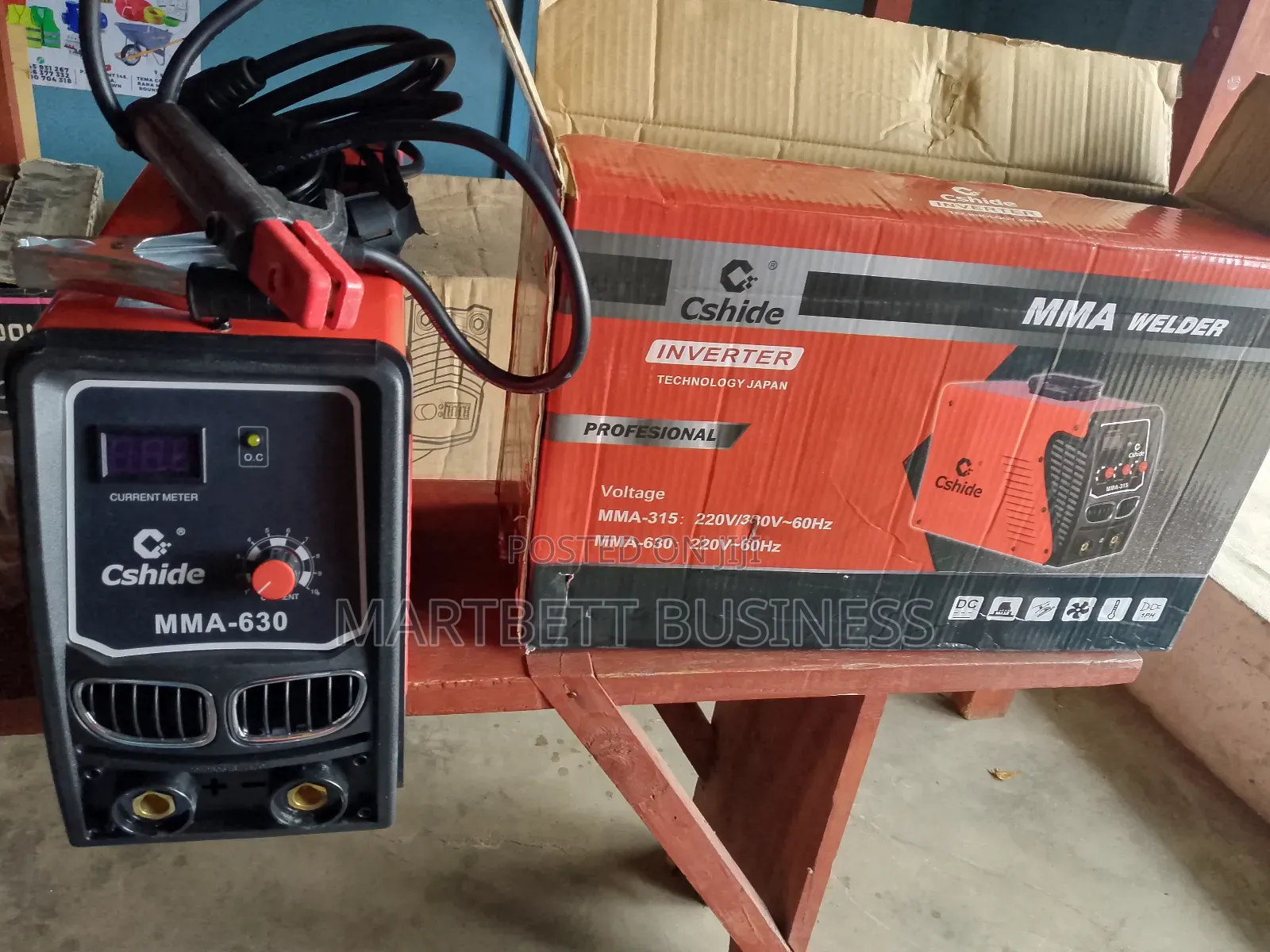 630a/500a Mma Powerful Welding Machine With Accessories