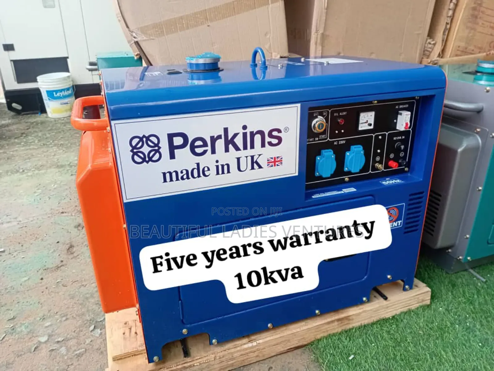 Protective Casing Perkins Diesel Generator 10kva Perkins Gen