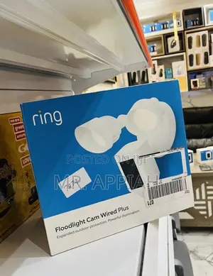Unique Design Ring Floodlight Cam Wired With Motion(White)