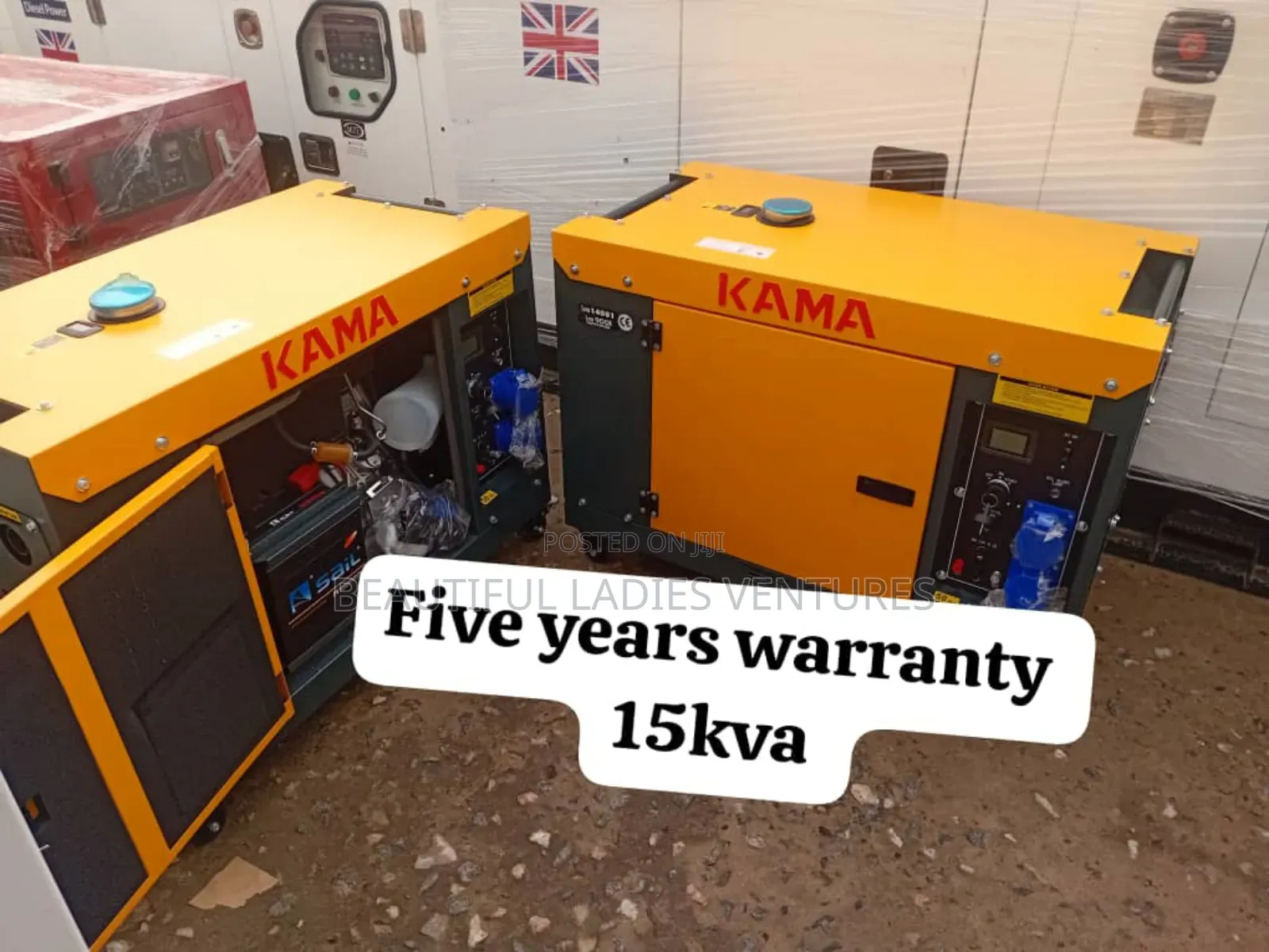 Minimal Fumes From 15kva Kama Diesel Generator 15kva Gen