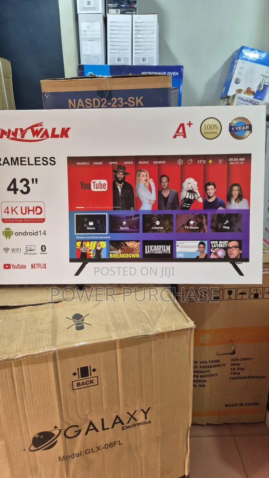 Basic Sunnywalk 43inches Android Television Ks-4380