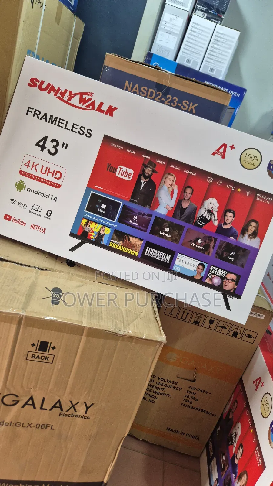 Basic Sunnywalk 43inches Android Television Ks-4380
