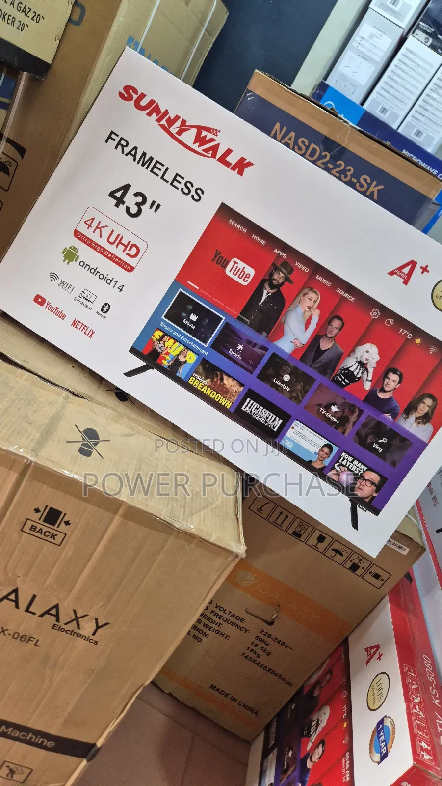 Frankly Sunnywalk 43inches Android Television Ks-4380