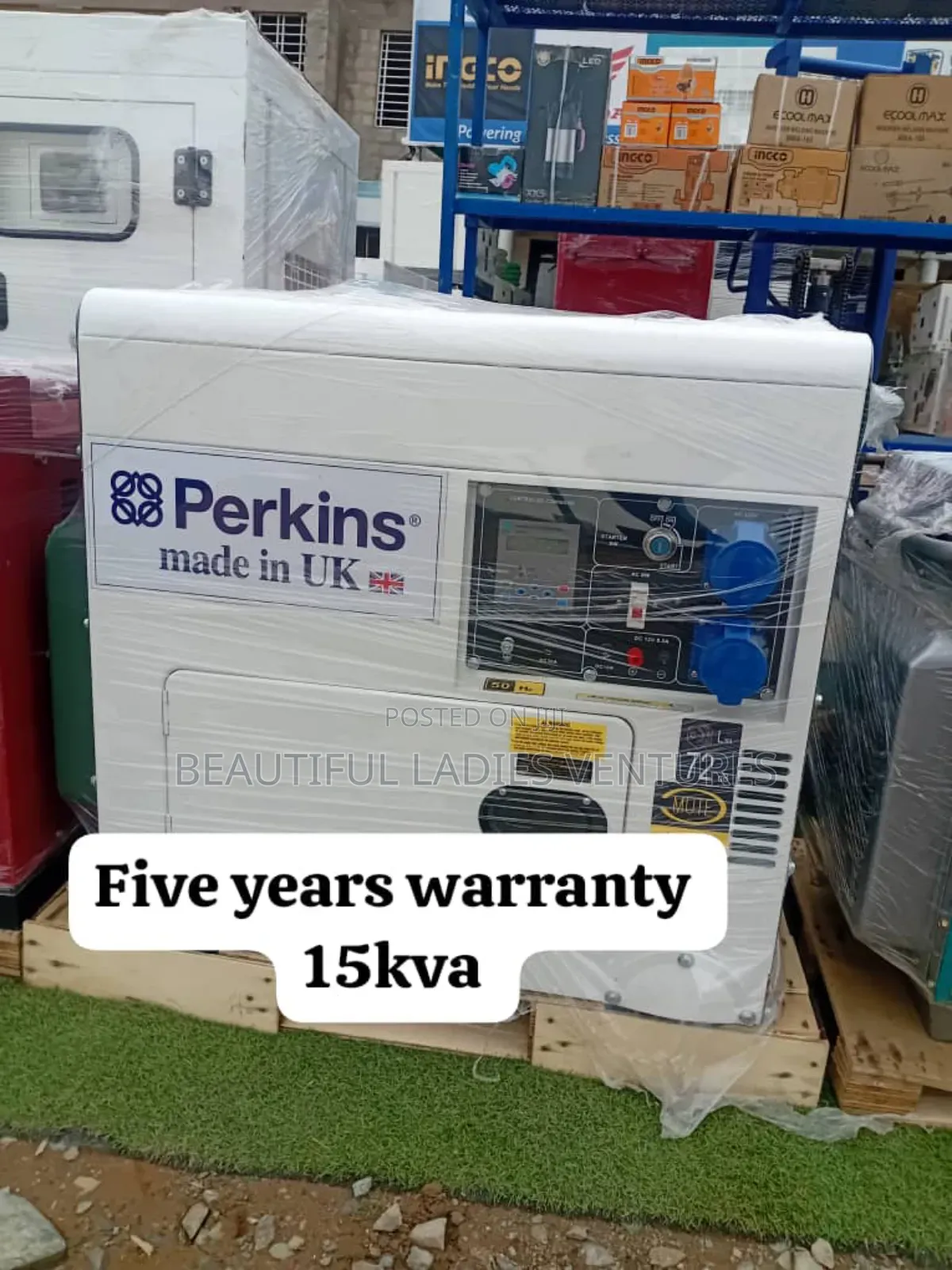 Low Oil Warning 15kva Perkins Diesel Silent Genset Uk 15kva