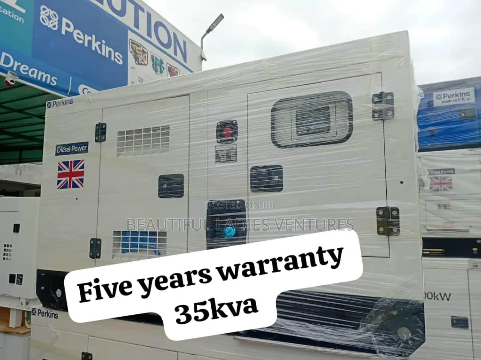 Low Oil Warning 35kva Perkins Diesel Silent Genset Uk 35kva
